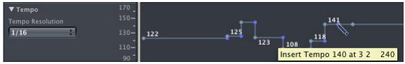 APPLE LOGIC EXPRESS 7 - Insertion of Tempo Changes - 1