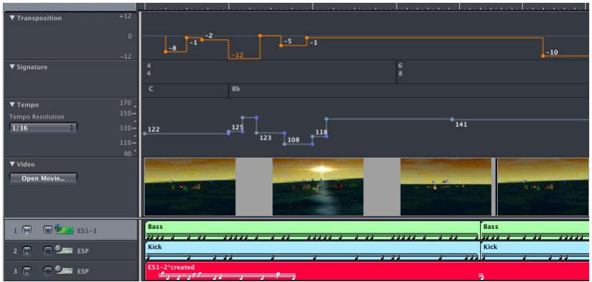 APPLE LOGIC EXPRESS 7 - Global Tracks provide a perfect way to view and edit global events, such as Tempo, which affect all tracks in the arrangement. - 1