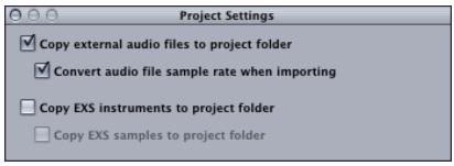 APPLE LOGIC EXPRESS 7 - Creating a Project - 2