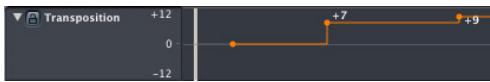 APPLE LOGIC EXPRESS 7 - Transposition Track - 1