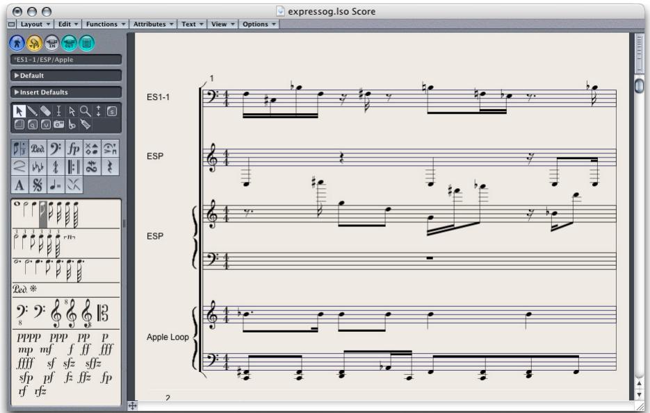 APPLE LOGIC EXPRESS 7 - Score Editor—Introduction - 1