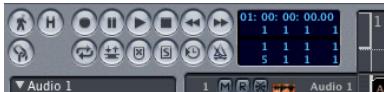 APPLE LOGIC EXPRESS 7 - The Transport Bar in Other Windows - 1