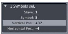 APPLE LOGIC EXPRESS 7 - Exact Graphic Position of Symbols - 1