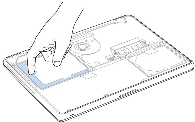 APPLE MACBOOK MB466F-A - To replace the hard disk drive in your MacBook: - 2