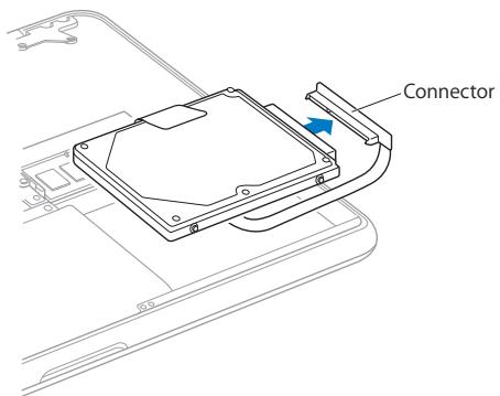 APPLE MACBOOK MB466F-A - To replace the hard disk drive in your MacBook: - 4