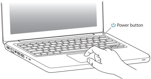APPLE MACBOOK MC240 - Step 2: Connect to a wireless or wired network. - 2