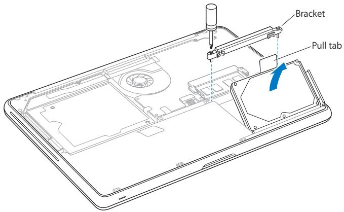 APPLE MACBOOK MC240 - To replace the hard disk drive in your MacBook: - 3
