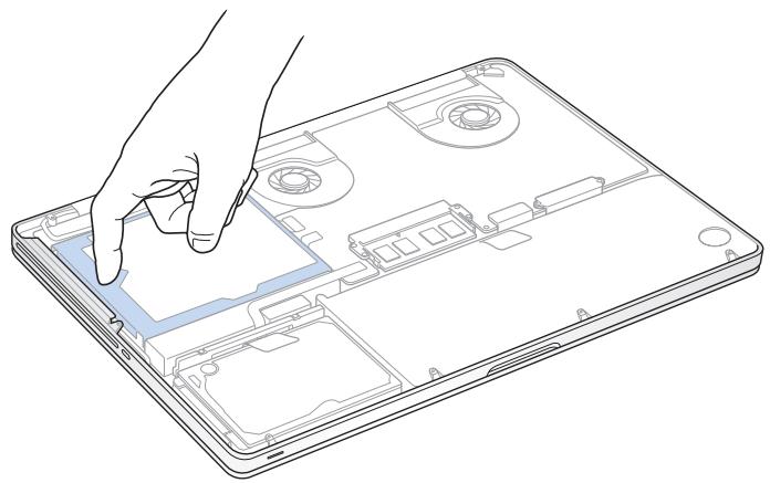 APPLE MACBOOK PRO MB986 - To replace the hard disk drive in your MacBook Pro: - 2