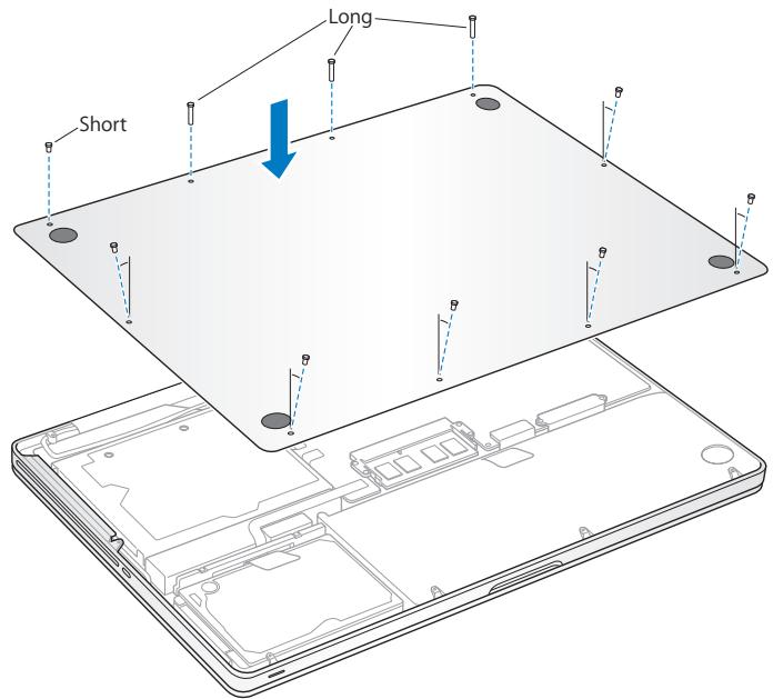 APPLE MACBOOK PRO MB986 - To replace the hard disk drive in your MacBook Pro: - 7