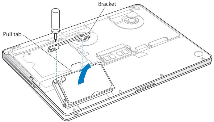 APPLE MACBOOK PRO MB986 - To replace the hard disk drive in your MacBook Pro: - 3