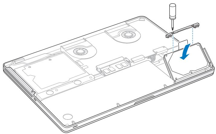 APPLE MACBOOK PRO MC226 - To replace the hard disk drive in your MacBook Pro: - 6