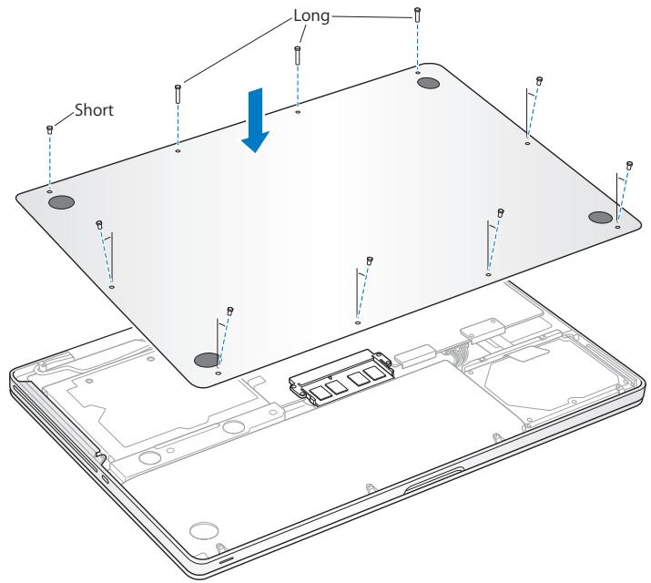 APPLE MACBOOK PRO MC226 - To replace the hard disk drive in your MacBook Pro: - 7