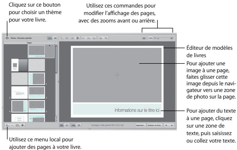 APPLE APERTURE 2 - Pour modifier la largeur ou la hauteur des colonnes : - 1