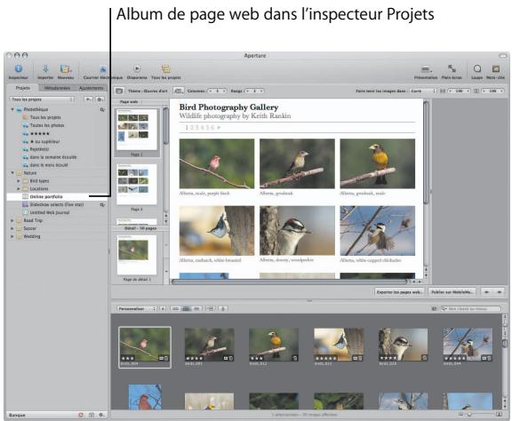 APPLE APERTURE 2 - Pour ouvrir la zone de dialogue préréglages du diaporama : - 4