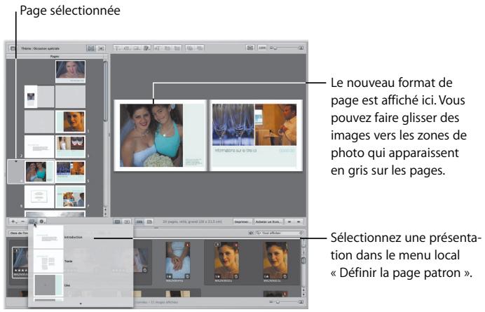 APPLE APERTURE 2 - Pour ajouter une page : - 3