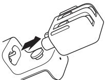 APPLE BATTERY CHARGER - 若要替换交流電插頭: - 1