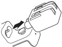 APPLE BATTERY CHARGER - 若要替换交流插头: - 1