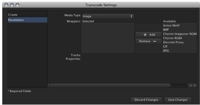 APPLE FINAL CUT SERVER - Pour ajouter un nouveau réglage de transcodage : - 3