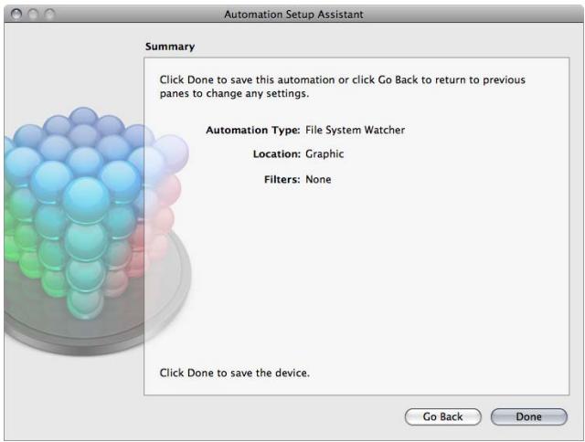 APPLE FINAL CUT SERVER - Pour créer une automatisation : - 3