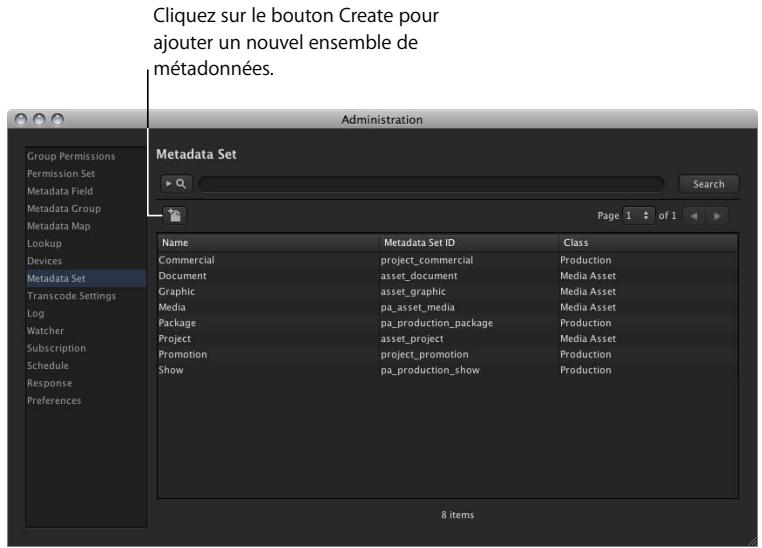 APPLE FINAL CUT SERVER - Gestion des ensembles de métadonnées - 1