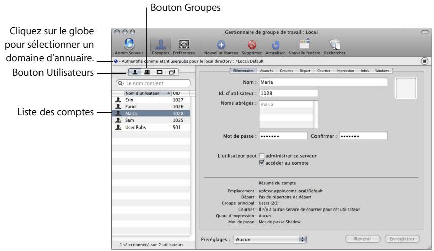 APPLE FINAL CUT SERVER - Utilisation du gestionnaire de groupe de travail de mac OS x server - 1