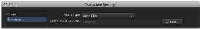 APPLE FINAL CUT SERVER - Pour ajouter un nouveau réglage de transcodage : - 2