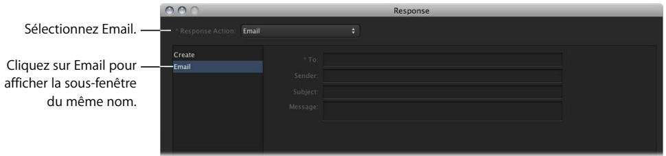 APPLE FINAL CUT SERVER - Réglages de métadonnées relatifs à la destination - 2
