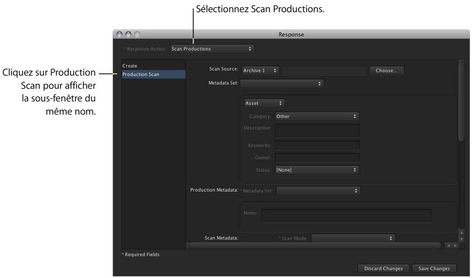APPLE FINAL CUT SERVER - Réponses par analyse créées par l'assistant réglages de périphérique - 1