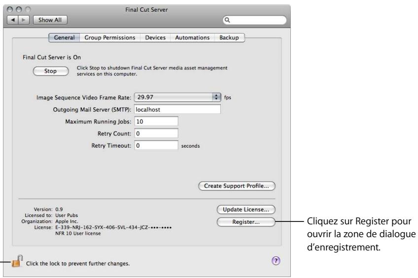 APPLE FINAL CUT SERVER - Enregistrement de final cut server - 1
