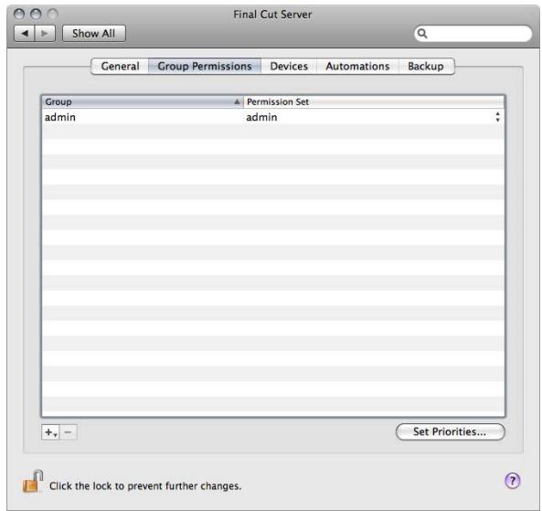 APPLE FINAL CUT SERVER - Préférences système de final cut server - 2