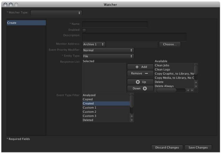 APPLE FINAL CUT SERVER - Sous-fenêtre et fenêtre watcher - 2