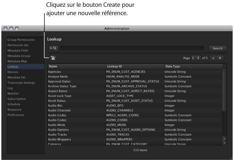 APPLE FINAL CUT SERVER - Références aux métadonnées - 1