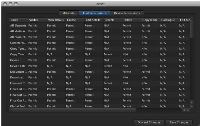 APPLE FINAL CUT SERVER - Réglages relatifs aux autorisations de traitement - 1