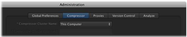 APPLE FINAL CUT SERVER - Réglages des préférences de compressor - 1