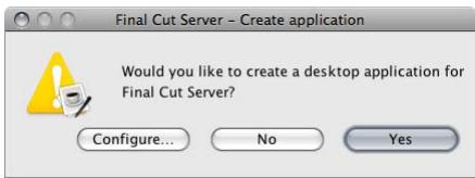 APPLE FINAL CUT SERVER - Pour installer le client final cut server à l'aide de java web start : - 4