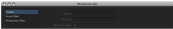 APPLE FINAL CUT SERVER - Pour ajouter un ensemble d'autorisations : - 1