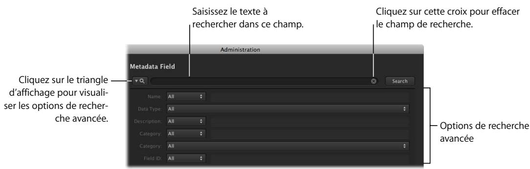 APPLE FINAL CUT SERVER - Utilisation de la fenêtre administration - 3