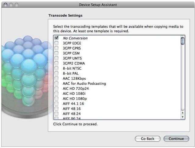 APPLE FINAL CUT SERVER - Configurez les réglages d'analyse. - 1
