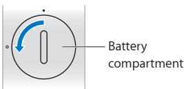 APPLE IMAC 21 INCH - To replace the battery: - 1