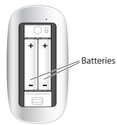 APPLE IMAC 21 INCH - To replace the batteries in the Apple Magic Mouse: - 2