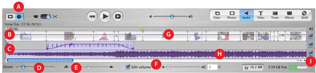 APPLE IMOVIE - Timeline Viewer - 1
