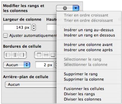 APPLE KEYNOTE - Utilisation des outils de tableau - 3