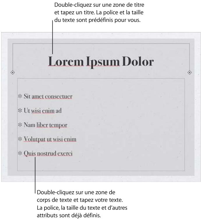 APPLE KEYNOTE - Ajout de texte - 1