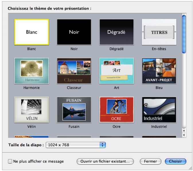 APPLE KEYNOTE - Ce chapitre présente les fenêtres et les outils que vous utilisez pour créer des diaporamas avec keynote. - 1