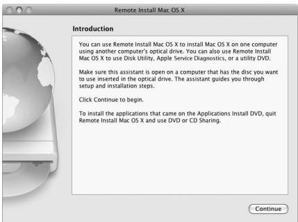 APPLE MAC MINI SERVER - To use Remote Install Mac OS X: - 1