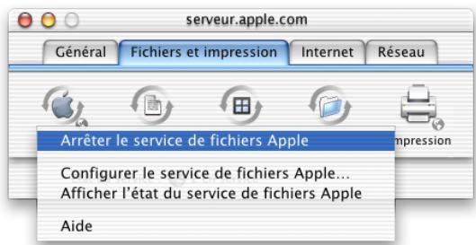 APPLE MAC OS X SERVER - Étape 1 : activation du service de fichiers - 1