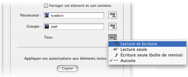APPLE MAC OS X SERVER - Autorisations - 1