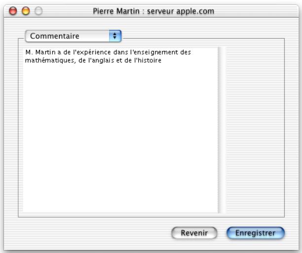 APPLE MAC OS X SERVER - Commentaires sur l'utilisateur - 1