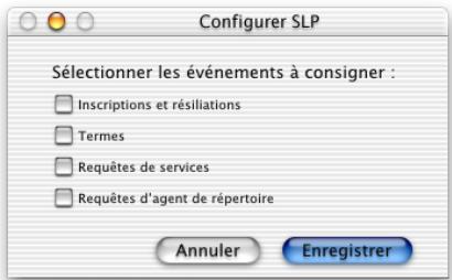 APPLE MAC OS X SERVER - Configuration des réglages SLP DA - 1