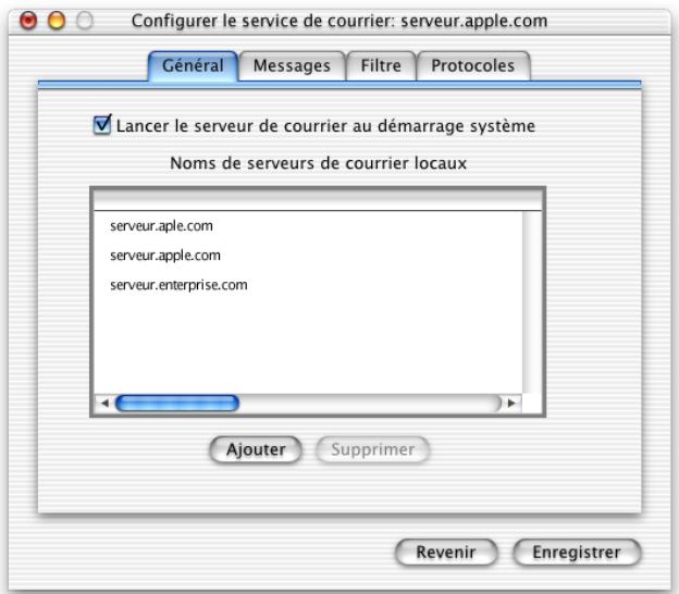APPLE MAC OS X SERVER - Réglages généraux - 1